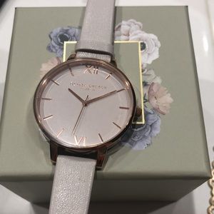 Olivia Burton Women’s leather watch